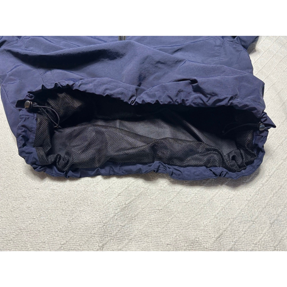 EUC Lands End Quarter Zip Water-Resistant Windbreaker Blue Jacket Large (42-44) - Picture 6 of 8